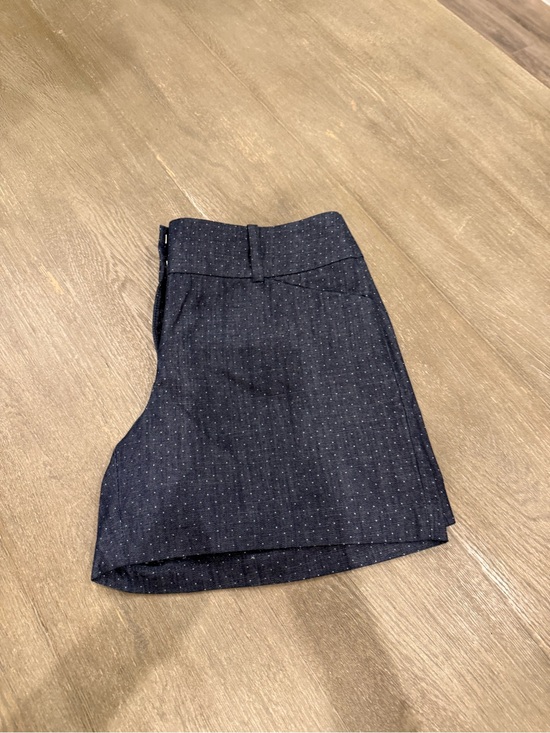 Ann Taylor Pants - Ann Taylor Navy Pin Dot High-Waist Shorts (in great condition!)